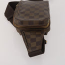 LOUIS VUITTON Damier Ebene Geronimos Shoulder Bag 2 Set N51994 LV Auth bs36785-4
