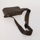 LOUIS VUITTON Damier Ebene Geronimos Shoulder Bag 2 Set N51994 LV Auth bs36785-5