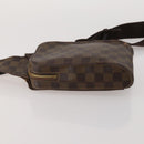 LOUIS VUITTON Damier Ebene Geronimos Shoulder Bag 2 Set N51994 LV Auth bs36785-8