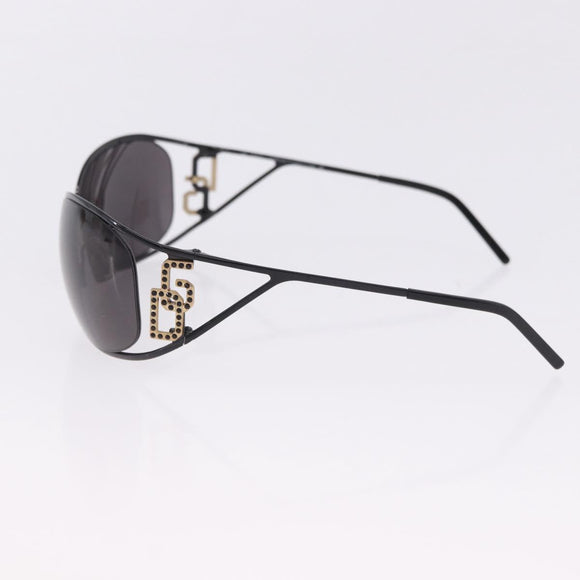 DOLCE&GABBANA PRADA Sunglasses Metal 2 Set Black Brown Auth bs36790
