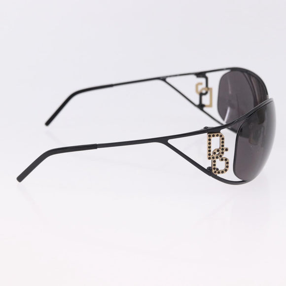 DOLCE&GABBANA PRADA Sunglasses Metal 2 Set Black Brown Auth bs36790