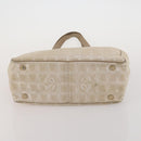 CHANEL New Travel Line Tote Bag Canvas 3 Set Black White CC Auth bs36791-21