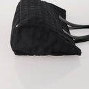 CHANEL New Travel Line Tote Bag Canvas 3 Set Black White CC Auth bs36791-4