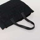 CHANEL New Travel Line Tote Bag Canvas 3 Set Black White CC Auth bs36791-5