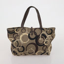 Salvatore Ferragamo Shoulder Bag Canvas 2 Set Black Brown Auth bs36793-11