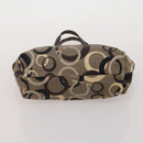 Salvatore Ferragamo Shoulder Bag Canvas 2 Set Black Brown Auth bs36793-15