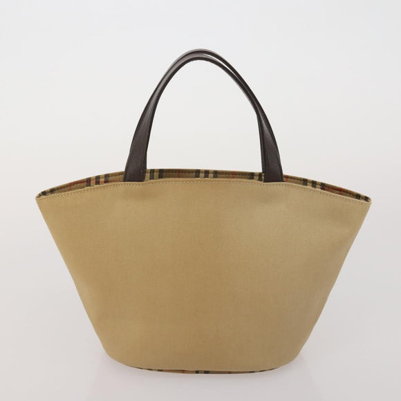 Burberrys Nova Check Blue Label Bag Canvas Leather 2way 3 Set Black Auth bs36794