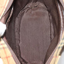 Burberrys Nova Check Blue Label Bag Canvas Leather 2way 3 Set Black Auth bs36794-15