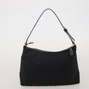 Burberrys Nova Check Blue Label Bag Canvas Leather 2way 3 Set Black Auth bs36794-17