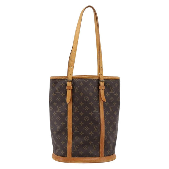 LOUIS VUITTON Monogram Bucket GM Shoulder Bag M42236 LV Auth bs36800