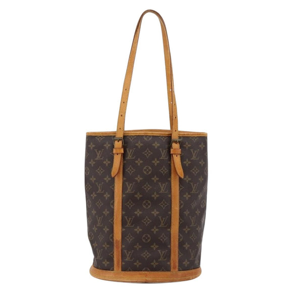 LOUIS VUITTON Monogram Bucket GM Shoulder Bag M42236 LV Auth bs36800