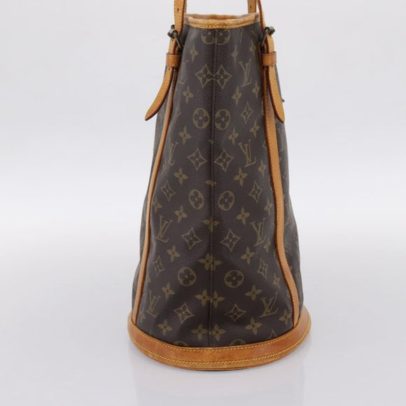 LOUIS VUITTON Monogram Bucket GM Shoulder Bag M42236 LV Auth bs36800