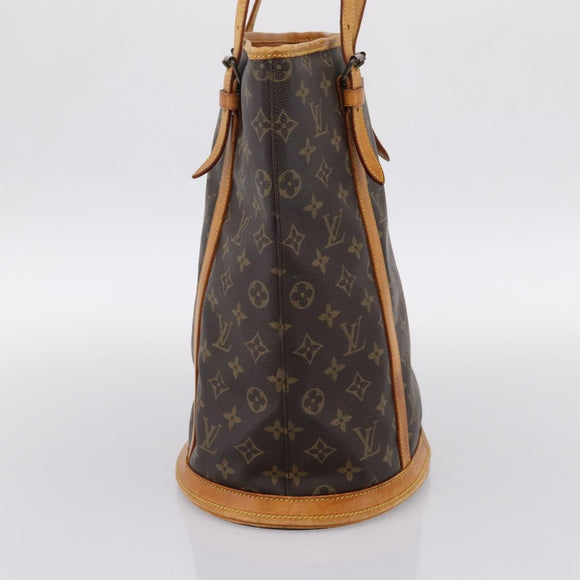 LOUIS VUITTON Monogram Bucket GM Shoulder Bag M42236 LV Auth bs36800