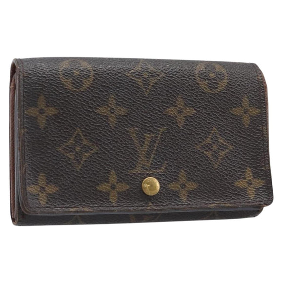 LOUIS VUITTON Monogram Portefeuille Tresol Wallet M61736 LV Auth bs36803