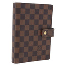 LOUIS VUITTON Damier Ebene Agenda MM Day Planner Cover R20240 LV Auth bs36806-1