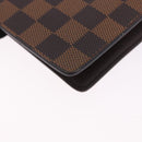 LOUIS VUITTON Damier Ebene Agenda MM Day Planner Cover R20240 LV Auth bs36806-16