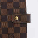 LOUIS VUITTON Damier Ebene Agenda MM Day Planner Cover R20240 LV Auth bs36806-18