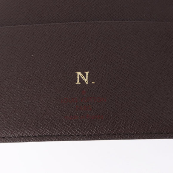 LOUIS VUITTON Damier Ebene Agenda MM Day Planner Cover R20240 LV Auth bs36806