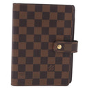 LOUIS VUITTON Damier Ebene Agenda MM Day Planner Cover R20240 LV Auth bs36806-13