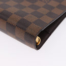 LOUIS VUITTON Damier Ebene Agenda MM Day Planner Cover R20240 LV Auth bs36806-14