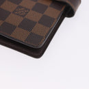 LOUIS VUITTON Damier Ebene Agenda MM Day Planner Cover R20240 LV Auth bs36806-15