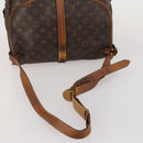 LOUIS VUITTON Monogram Saumur 35 Shoulder Bag M42254 LV Auth bs36807-8