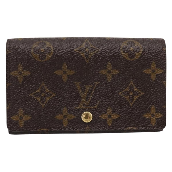 LOUIS VUITTON Monogram Portefeuille Tresol Wallet M61736 LV Auth bs36808