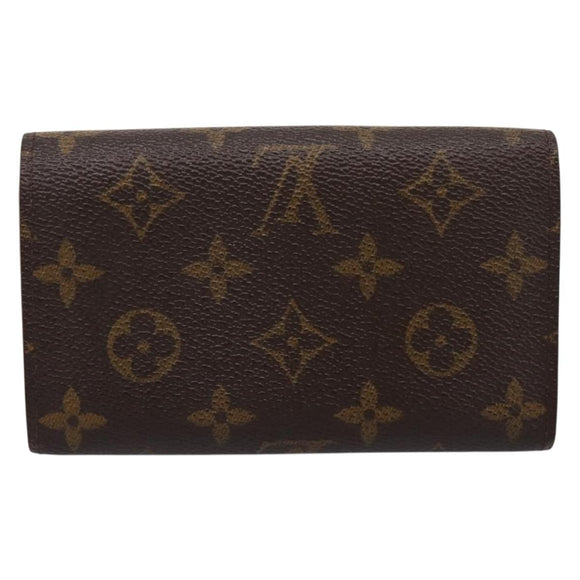 LOUIS VUITTON Monogram Portefeuille Tresol Wallet M61736 LV Auth bs36808