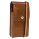 LOUIS VUITTON Monogram Vernis Walker Wallet Bronze M91154 LV Auth bs36810-1