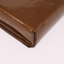 LOUIS VUITTON Monogram Vernis Walker Wallet Bronze M91154 LV Auth bs36810-9