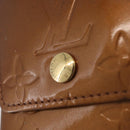 LOUIS VUITTON Monogram Vernis Walker Wallet Bronze M91154 LV Auth bs36810-17