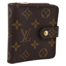 LOUIS VUITTON Monogram Compact Zip Wallet M61667 LV Auth bs36811-1