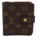 LOUIS VUITTON Monogram Compact Zip Wallet M61667 LV Auth bs36811-13