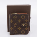 LOUIS VUITTON Monogram Compact Zip Wallet M61667 LV Auth bs36811-12