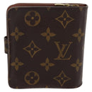LOUIS VUITTON Monogram Compact Zip Wallet M61667 LV Auth bs36811-2