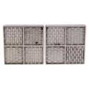 LOUIS VUITTON Bouton de Manchette Digit Cuffs Ag925 Silver LV Auth bs36812-11