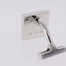 LOUIS VUITTON Bouton de Manchette Digit Cuffs Ag925 Silver LV Auth bs36812-25