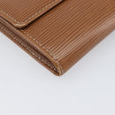 LOUIS VUITTON Epi Portefeiulle Sarah Long Wallet Brown M60321 LV Auth bs36813-15