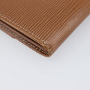 LOUIS VUITTON Epi Portefeiulle Sarah Long Wallet Brown M60321 LV Auth bs36813-8