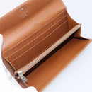 LOUIS VUITTON Epi Portefeiulle Sarah Long Wallet Brown M60321 LV Auth bs36813-10