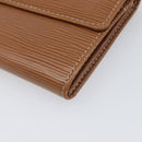 LOUIS VUITTON Epi Portefeiulle Sarah Long Wallet Brown M60321 LV Auth bs36813-14