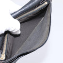 FENDI Zucchino Canvas Long Wallet Black Gold Auth bs36814-21