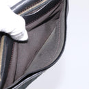 FENDI Zucchino Canvas Long Wallet Black Gold Auth bs36814-22