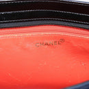 CHANEL Shoulder Bag Canvas Navy Silver CC Auth bs36818-20
