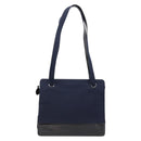 CHANEL Shoulder Bag Canvas Navy Silver CC Auth bs36818-13