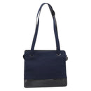 CHANEL Shoulder Bag Canvas Navy Silver CC Auth bs36818-2