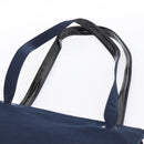 CHANEL Shoulder Bag Canvas Navy Silver CC Auth bs36818-14