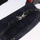 Christian Louboutin Waist Pouch Canvas Navy Silver Auth bs36819V-20
