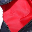 Christian Louboutin Waist Pouch Canvas Navy Silver Auth bs36819V-11