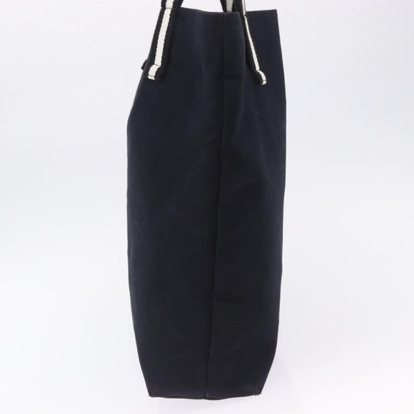 GUCCI Tote Bag Canvas Navy 123439 Auth bs36820